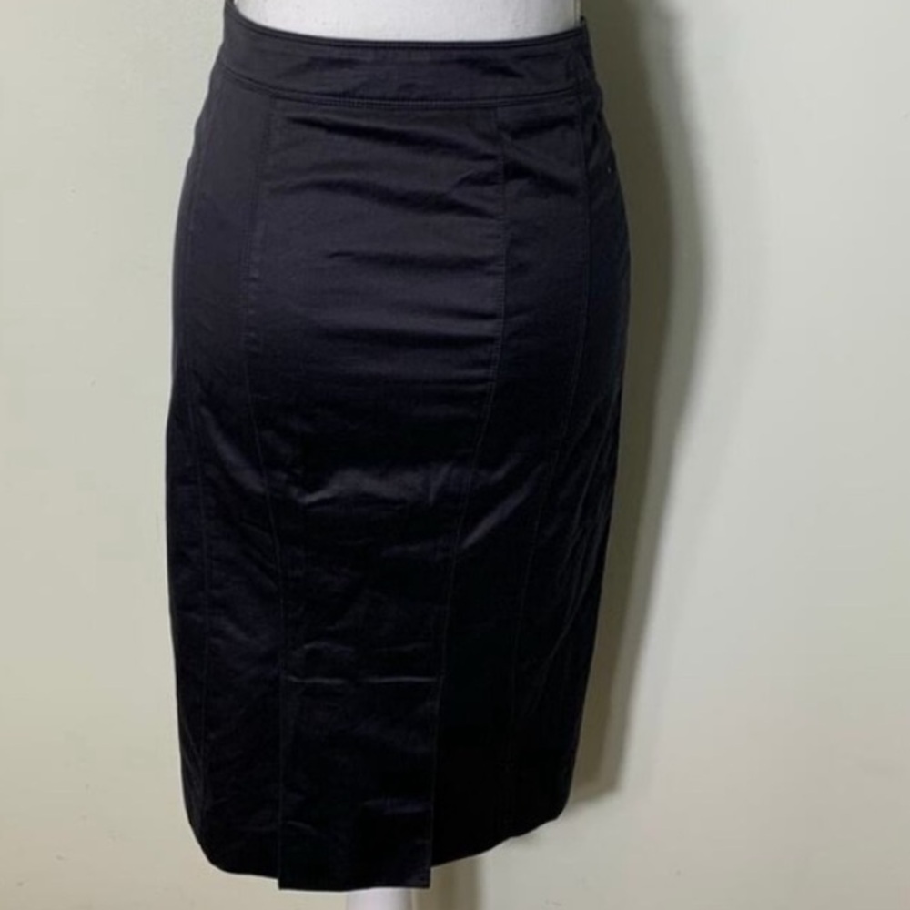 Burberry Dressy Upscale Luxe Sheen Black Gothic Elevated Basic Minimalist Midi